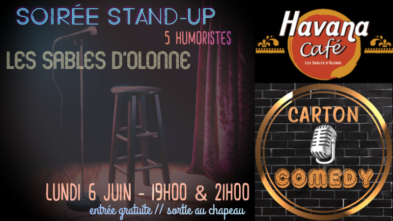 CARTON COMEDY SPECTACLE GRATUIT
